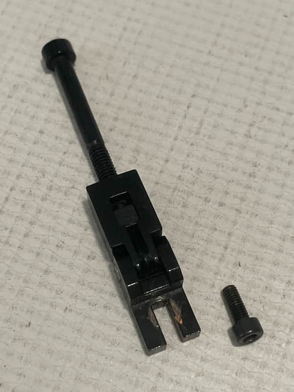 1990's Made in Germany Original Floyd Rose Tremolo Complete Black High E String Saddle image 1
