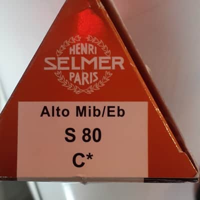Selmer S402C S80 Alto Saxophone Mouthpiece - C 2010s - Black image 2