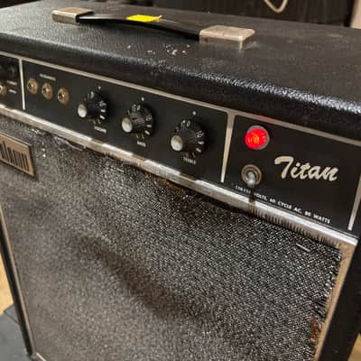Vintage Alamo Titan Tube Combo Amp Amplifier - 1960’s - Black - Works Great! image 7