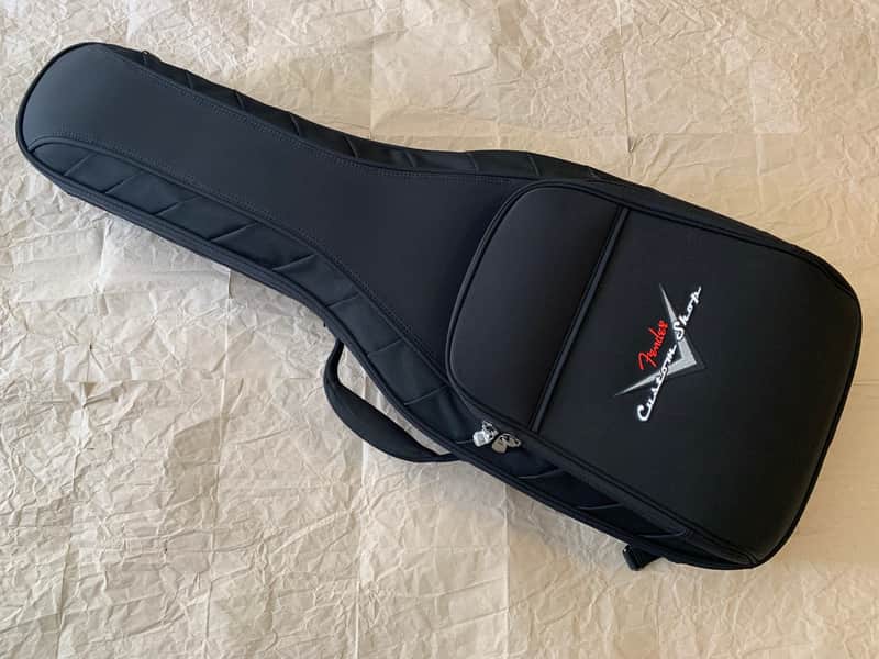 Fender Custom Shop Gigbag for electric Guitar Reunion Blues - Black MINT image 1
