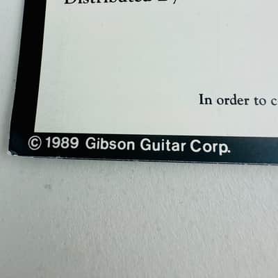 Gibson Brochure 1989 image 4