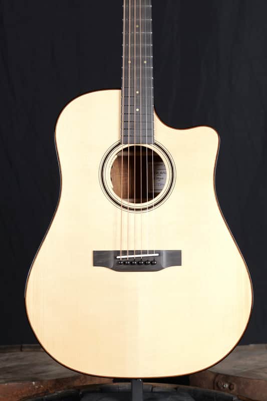 Bedell Limited Edition Dreadnought Cutaway Adirondack Spruce / Figured Koa - Natural image 1