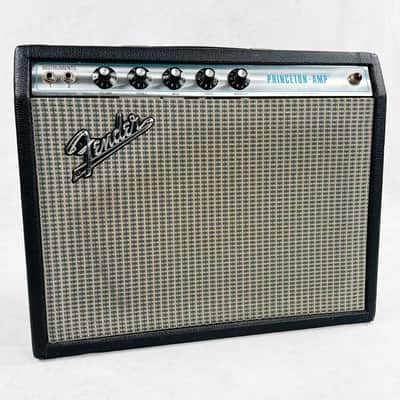Fender Princeton Amp 1x10" Combo 1973 - Black image 1