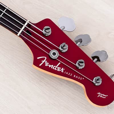 2011 Fender Aerodyne Jazz Bass AJB-DX Candy Apple Red PJ, Japan MIJ image 4