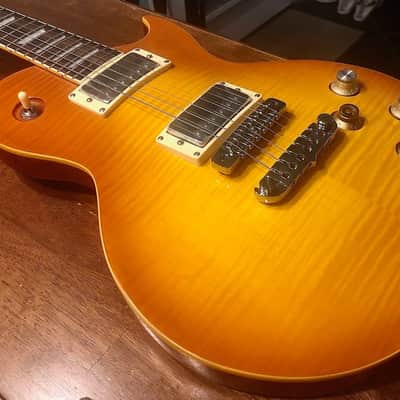 Aria Pro II PE-350PG Aged Lemon Drop Electric Guitar *USA Small Business* image 2