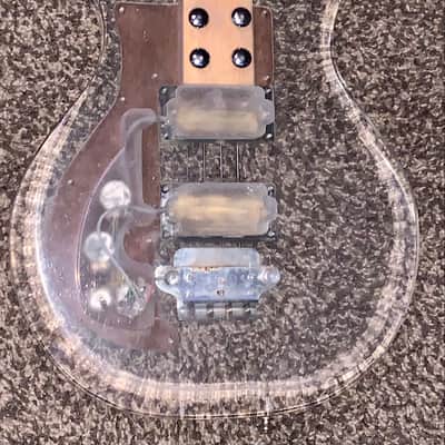 Vintage 1960’s Conrad acrylic electric Bass Guitar made in japan image 7