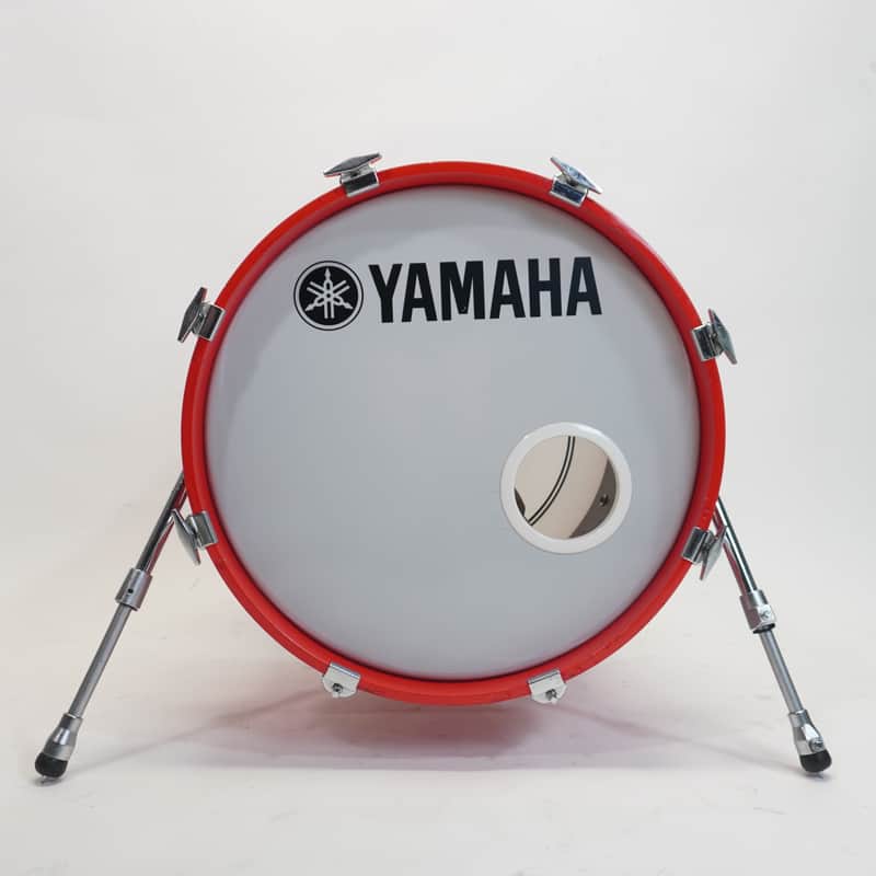 YAMAHA 9000 RECORDING CUSTOM HOT RED 18x14 BASS DRUM image 1