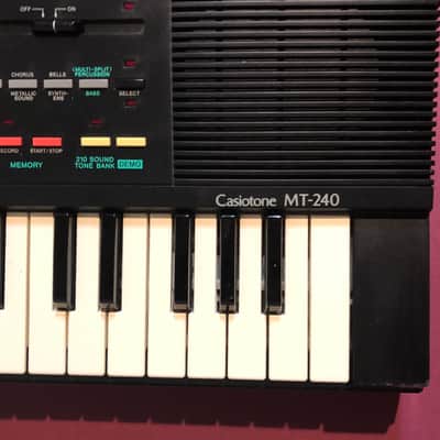 Vintage Casio Casiotone MT 240 Mini Synth Ripe For Circuit Bending image 2