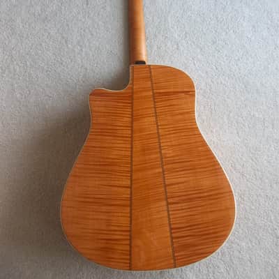 SEAGULL Artist Cameo CW DELUXE QII PEPPINO MODEL 2015 Flame Maple Sides/Back image 7