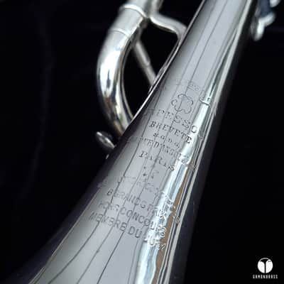 F. Besson pre war 88xxx GRAND PRIX trumpet - silver plated gamonbrass image 17