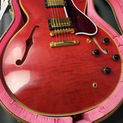 Gibson Custom Limited Edition 1960 ES-355 Reissue Figured Light Aged - Sixties Cherry Gold Hardware image 13