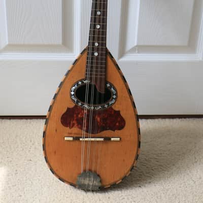 ANTIQUE BOWLBACK MANDOLIN ITALY NAPOLI ‘FRANCESCO PERRETTI AND FIGLI’ FOUNDED IN 1840 ITALIAN MUSICAL INSTRUMENT MAKERS image 7