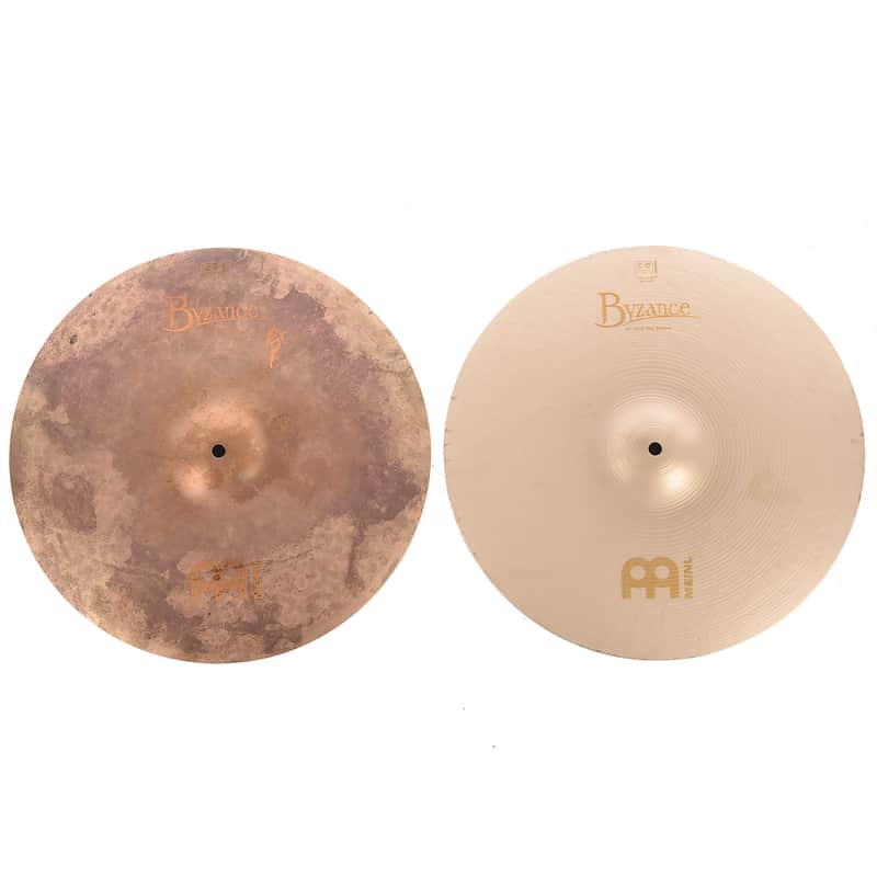 Meinl 16" Byzance Vintage Sand Hi-Hat Cymbals (Pair) 2019 image 1