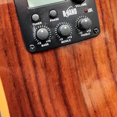 Luna Oracle Eclipse OCL ECL Acoustic Guitar w/ Built-In Electronics - Natural image 12