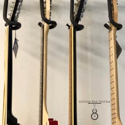 Guitar Bar Hanger Display Electric Acoustic 5 String Base Banjo Mandolin...Closet, Rack or Custom.. image 5