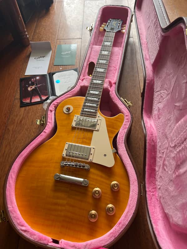 DEMO VIDEO Epiphone Joe Bonamassa Signature "Lazarus" '(US customers, tax included in shipping cost) 59 Les Paul Standard 2021 - Present - Aged Gloss image 1