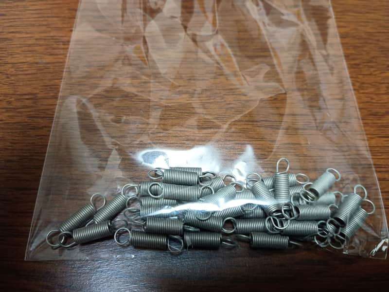 Roland Juno-2 / HS-80 / JX-8P / JX-10 / D-50 / S-10 / S-50 / A-50 / VK-1 / MKB-200 | Key Return Springs Set (for White Keys, 36 pcs) | Genuine Original Parts | From Japan image 1