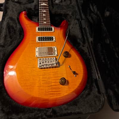 PRS S2 Studio 2025 with PRS flight case Dark Cherry Sunburst image 4