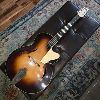 1960 Framus Sorella Archtop Cello Guitar Model F5/59 - Sunburst image 3