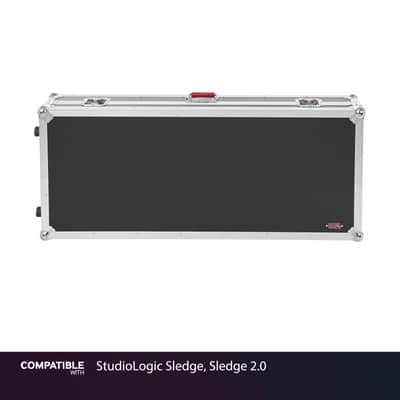 Gator Tour Case for StudioLogic Sledge, Sledge 2.0 Keyboard Road Case with Wheel