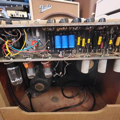 Fender Super 5E4 Narrow Panel 18-Watt 2x10" Guitar Combo 1955 - Tweed image 7