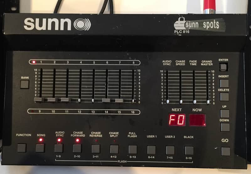 Sunn Fender PLC 816 + 2x PS-1200 1980 Black image 1