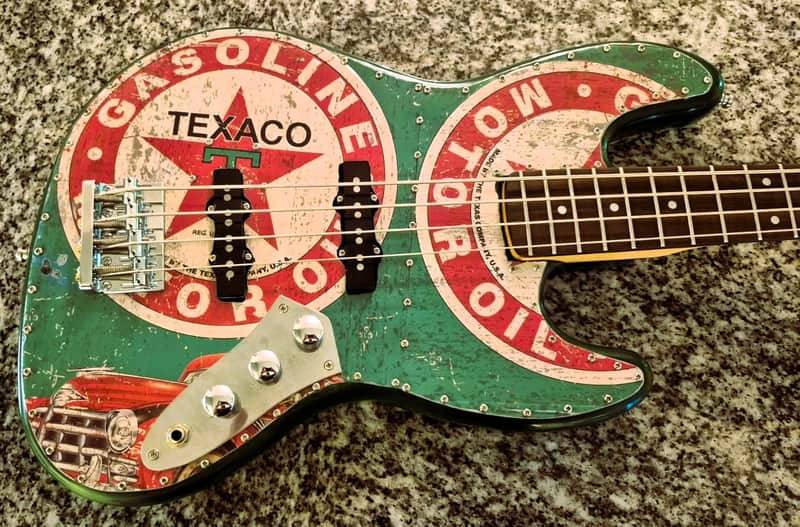 Disruptor Jazz Bass (Squire Parts-caster) - Racing Green Gloss image 1