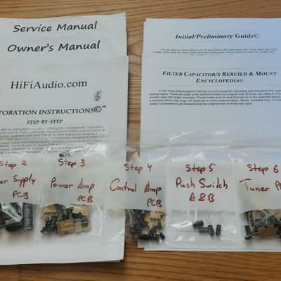 Kenwood Eleven IV restoration kit filter capacitor repair rebuild fix image 1