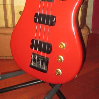 1987 Gibson BASS IV RED w. Hard Case image 1