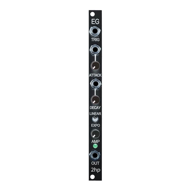 2hp EG Eurorack Envelope Generator Module (Black) image 1