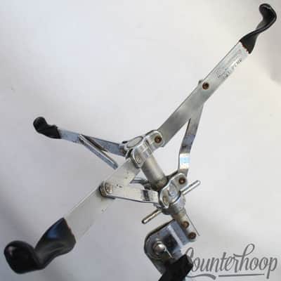*Ludwig Hercules Snare Drum Stand Chrome Vintage Chicago 70s Plastic Set Screws* image 5