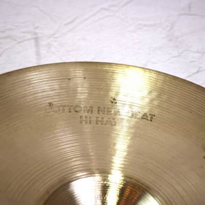 ZILDJIAN Zildjian 70sf 14 New Beat Hi-Hats ? Zildjian 14-inch New Beat Hi-Hat Pair (08/03) image 7