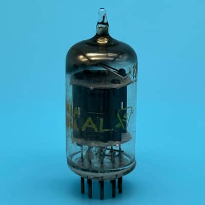 1950s Sylvania 12AU7 ECC82 Vintage Black Plate D Getter Preamp Tube! T333 image 3