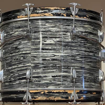 1964 Ludwig 20" Oyster Black Pearl 14x20 Bass Drum image 9