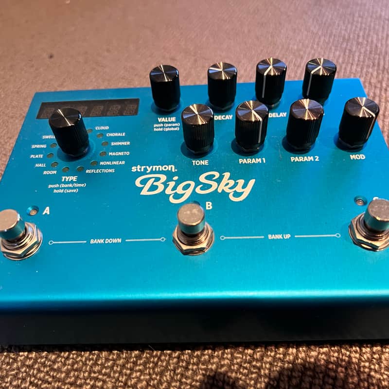 2013 – Present Strymon Big Sky Reverb Blue
