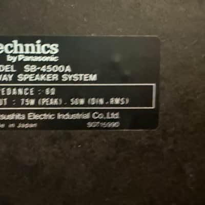 Technics SB4500A speakers in excellent condition - 1980's image 6