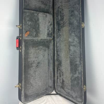TKL Hard Shell Guitar Case – ES-335 / Gibson Midtown Style – Black w/ Gray Plush Interior image 5