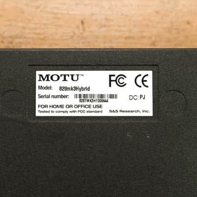 MOTU 828mk3 Hybrid FireWire Audio Interface CG0133C image 9