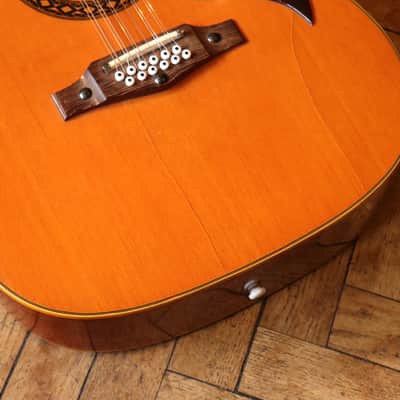 (Players Guitar - Few Lacquer Cracks) Vintage Eko Ranger XII c.1970 image 4