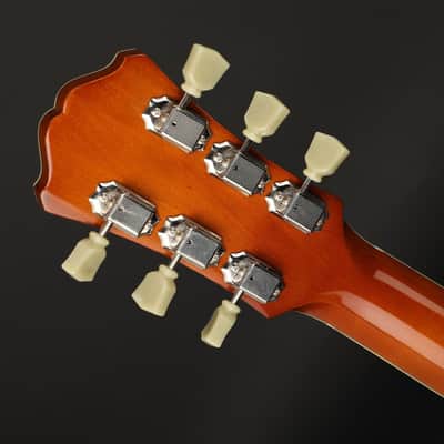 Eastman T484-GB 14" Thinline, Seymour Duncan Pickups in Goldburst with Case #P2401370 imagen 6