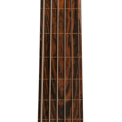 Muckelroy Custom Doubleneck Headless Bass 6-string Fretless 4-string Fretted 2016 Black *Video* image 8