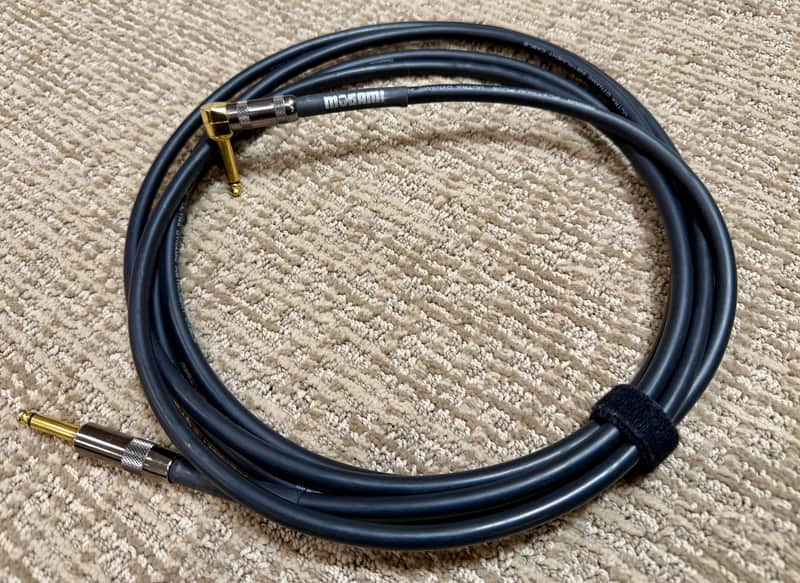 Mogami Platinum Guitar-12R 1/4" TS to Right Angle 1/4" TS - 12' 2010s - Standard image 1