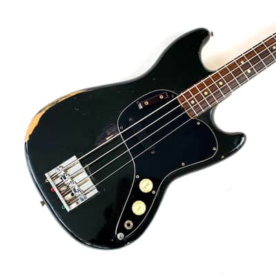 Fender Musicmaster Bass 1978 Black image 3