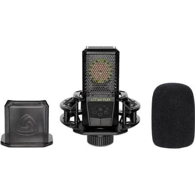 Lewitt LCT 441 FLEX Large Diaphragm Condenser Microphone with Microphone Pop Filter & StreamEye Cans50 Professional Studio Headphones image 4