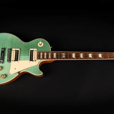 2014 Gibson 120th Anniversary Les Paul Classic - Seafoam Green | USA '57 Classic Zebra Humbucker Pickups Push/Pull Coil Split Active Boost | CoA OHSC image 3