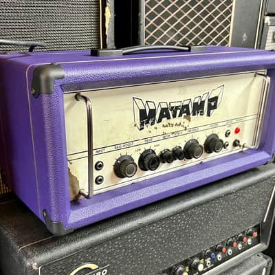 Matamp GT-100 c 1970 - Purple original vintage UK England ormat orange white image 3
