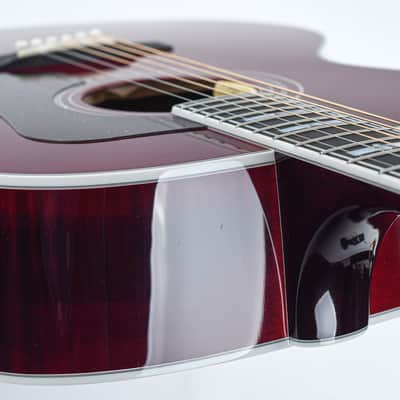 Guild F55E Maple Oxblood Red LTD image 10