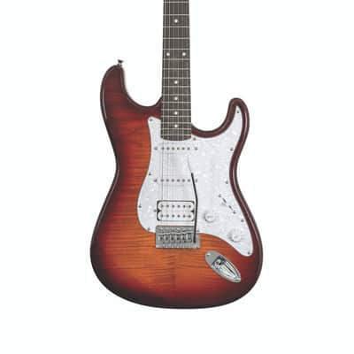 Washburn SFDSB-U Sonamaster Deluxe Electric Guitar - Sunburst image 4