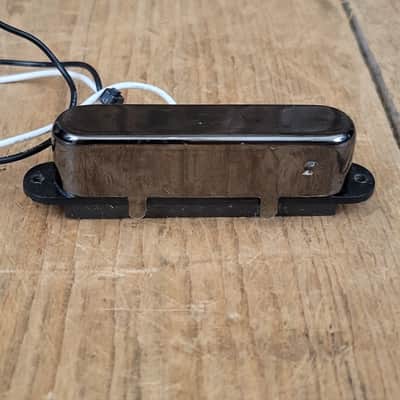 Unbranded Telecaster Neck Pickup Black Chrome Cover Long Leads image 2