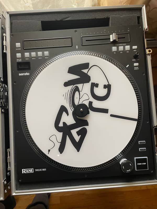 $400 each. Set of Rane Twelves MKII DJ Turntable Controllers with Road Ready cases image 1